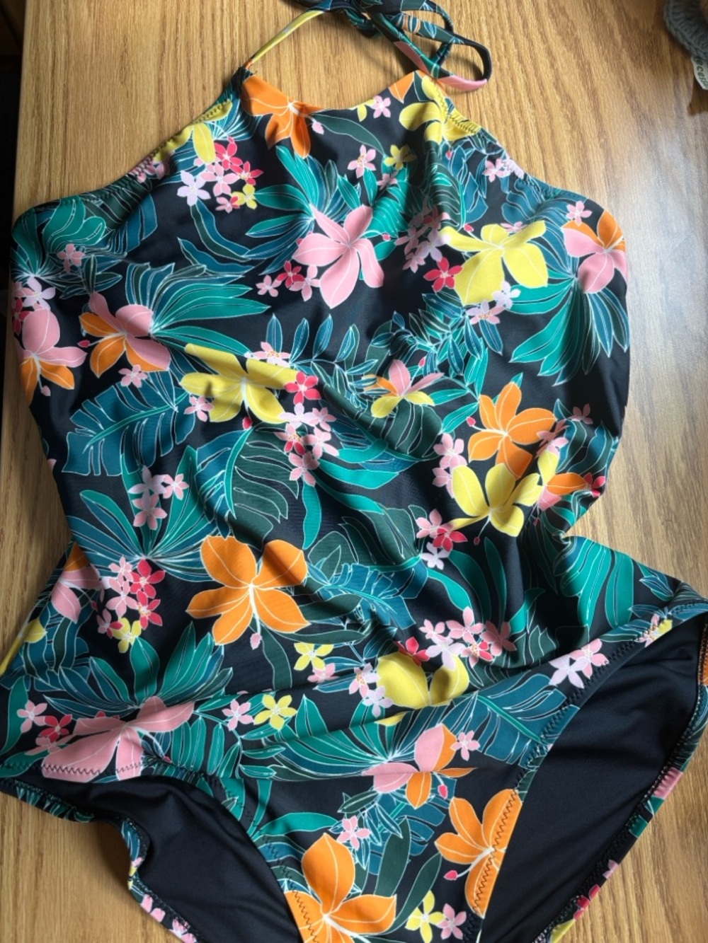 Halter Swimsuit Floral